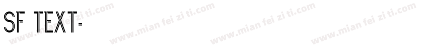 SF Text字体转换